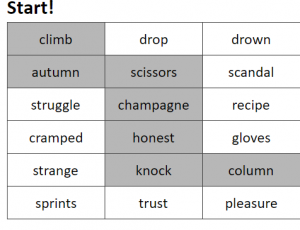 gloves pronunciation