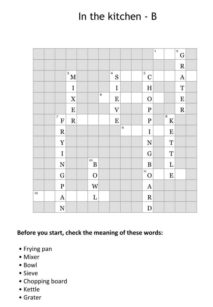 half crossword