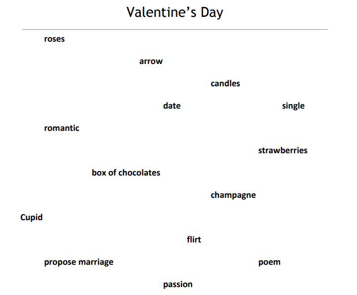 valentine s day romantically themed esl activities